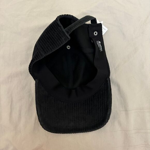 Lululemon Corduroy Ball Cap Black Grey Unisex LU9BPAS Size S/M Brand New - Picture 13 of 15
